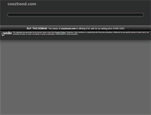 Tablet Screenshot of coozhood.com